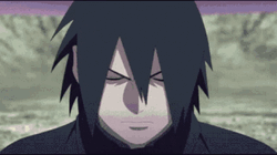 Sasuke Uchiha Eagle Silhouette  GIF