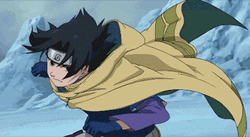 Sasuke Uchiha Fire Power Fortress GIF