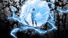 Sasuke Uchiha Powerful Chidori GIF