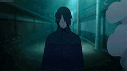 Sasuke Uchiha Slowly Vanishing  GIF