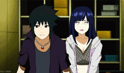 Sasuke With Hinata Hyuga