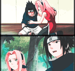 Sasusaku Sakura Sasuke Anime Moments GIF