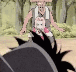 Sasusaku Sasuke Protecting Sakura GIF
