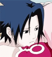 Sasusaku Sasuke Sakura Anime Hug GIF