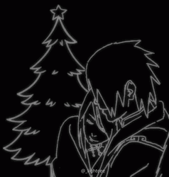 Sasusaku Sasuke Sakura Neon Christmas GIF