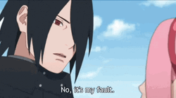 Sasusaku Sasuke Sakura Sorry My Fault GIF