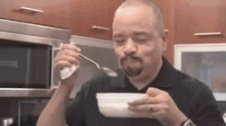 Satisfied Guy Loves His Food GIF