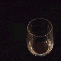 Satisfying Can Glass Drop GIF