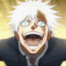 Satoru Gojo Wicked Laugh Jujutsu Kaisen GIF