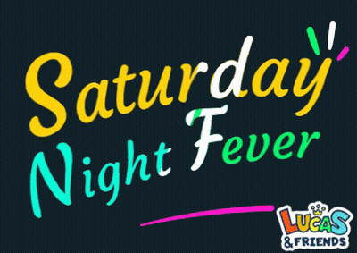 Saturday Night Fever Lucas & Friends Logo GIF