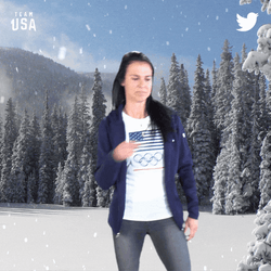 Saturday Night Fever Snow Dance GIF
