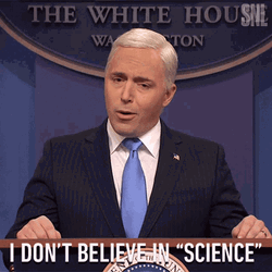 Saturday Night Live Beck Bennett Don't Believe Science GIF