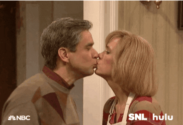  Saturday Night Live Shawty Bae Kiss GIF