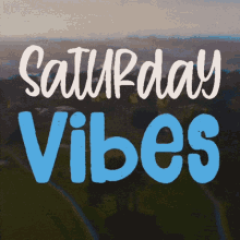 Saturday Vibes Animated Text Art