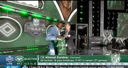 Sauce Gardner At NFL Draft 2022 GIF