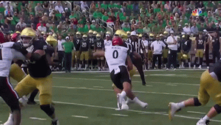 Sauce Gardner Rolling Into End Zone GIF