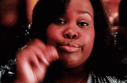 Saucy Amber Riley Finger Snap GIF