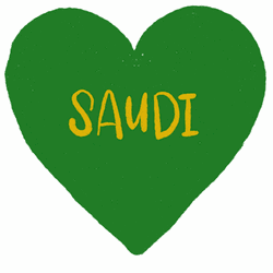 Saudi Arabia Green Heart