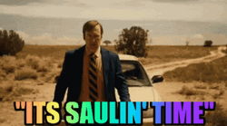 Saul Goodman Fixing Suit It's Saulin' Time GIF