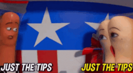 Sausage Party Just The Tips Scene GIF