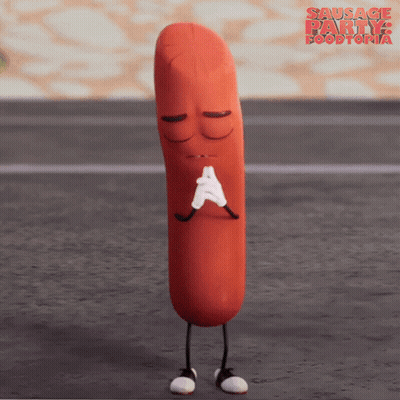 Sausage Party Saying The War GIF