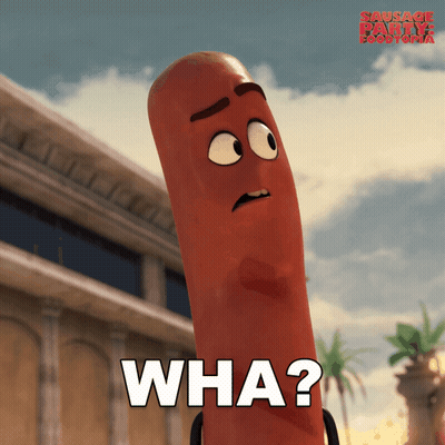 Sausage Party Saying Wha GIF