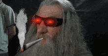 Savage Gandalf Smoking GIF