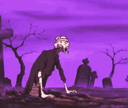 Savage Luffy With Zombie GIF