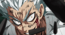 Savage One Punch Man Garou Grinning GIF