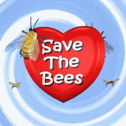 Save The Bees Heart GIF