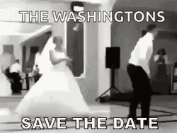Save The Date The Washingtons Wedding GIF