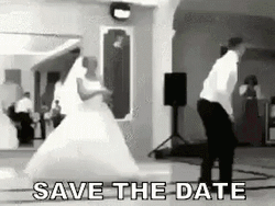 Save The Date Twerking Groom GIF