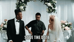 Save The Date Vibing Couple GIF