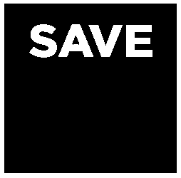 Save The Date White And Black Theme GIF