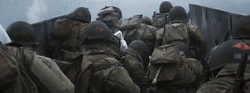 Saving Private Ryan Chaotic Scene GIF