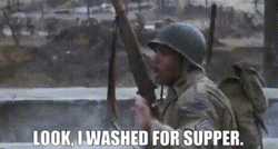 Saving Private Ryan I Washed For Supper GIF