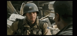 Saving Private Ryan Sitting While Talking GIF