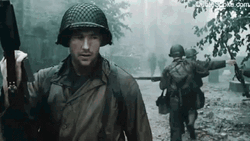 Saving Private Ryan Under The Rain GIF