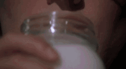 Savoring The Taste Of Milk GIF