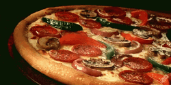 Savory Spinning Pizza GIF