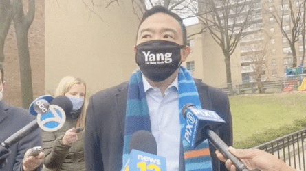 Say It To My Face Man Wearing Mask GIF