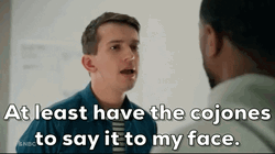 Say It To My Face Upset Man GIF