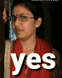 Saying Yes No Gesture GIF