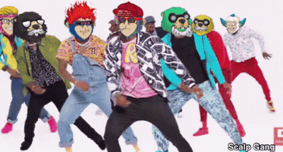Scalp Gang Group Dancing GIF