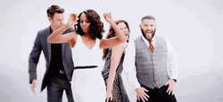 Scandal Cast Dancing GIF
