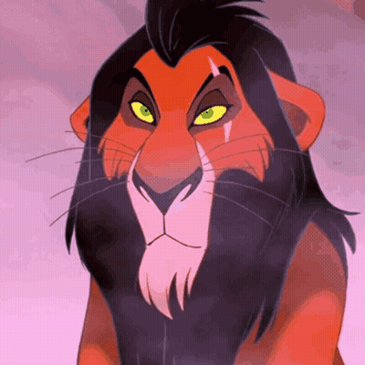 Scar From Lion King Purple Mane GIF