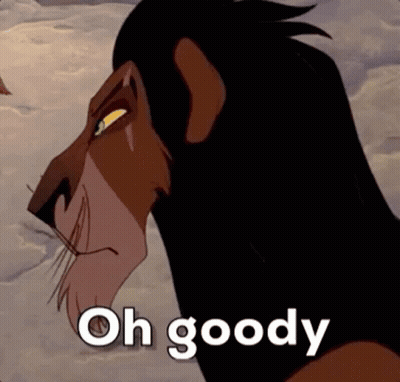 Scar From The Lion King Oh Goody GIF