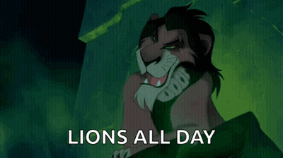 Scar Smiling Lions All Day GIF
