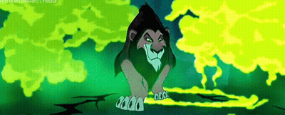 Scar The Lion King Angry Green Smoke GIF