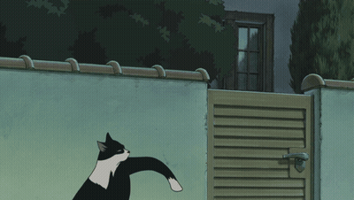 Scarecrow Standing Next To Little Boy GIF